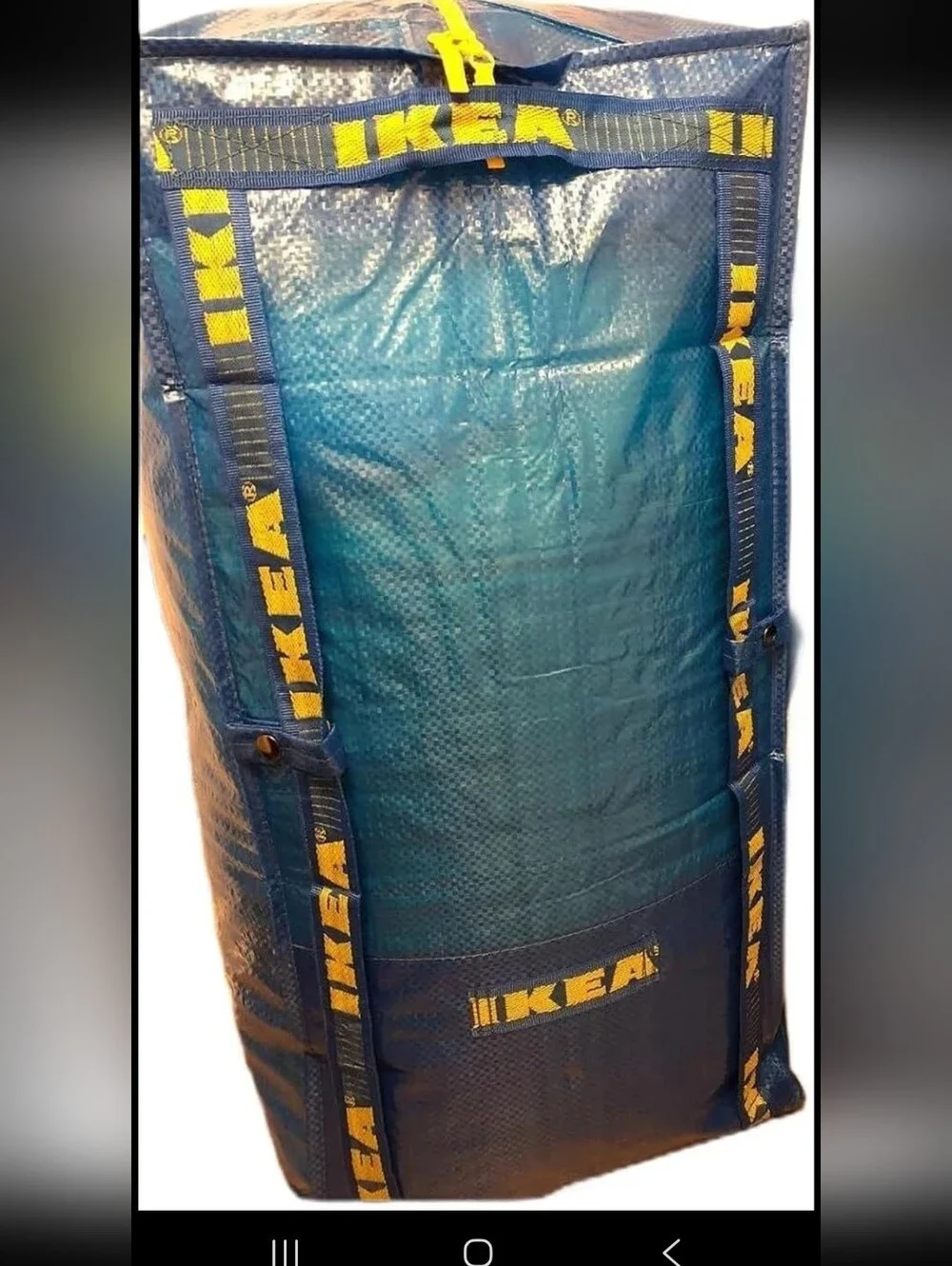 IKEA FRAKTA Bag Storage Bag 20 Gal Zippered Discontinued